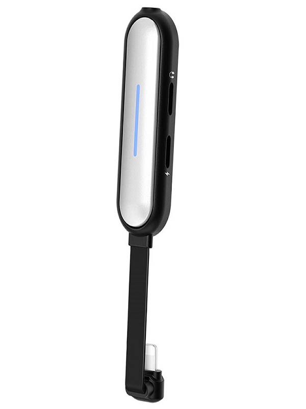 

Аксессуар Wiwu LT06 Lightning - 2xLightning + 3.5mm AUX Adapter Silver 6957815513666, LT06
