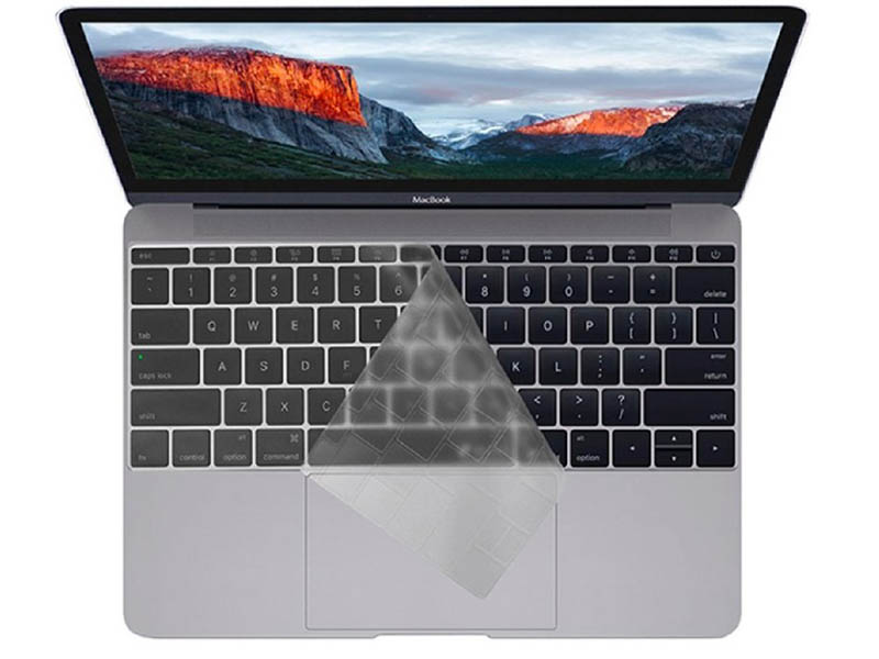фото Аксессуар защитная пленка для клавиатуры wiwu для apple macbook retina 12 tpu key board protector transparent 6957815505326