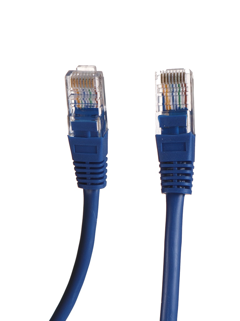 Сетевой кабель Gembird Cablexpert UTP cat.5e 10m Blue PP12-10M/B