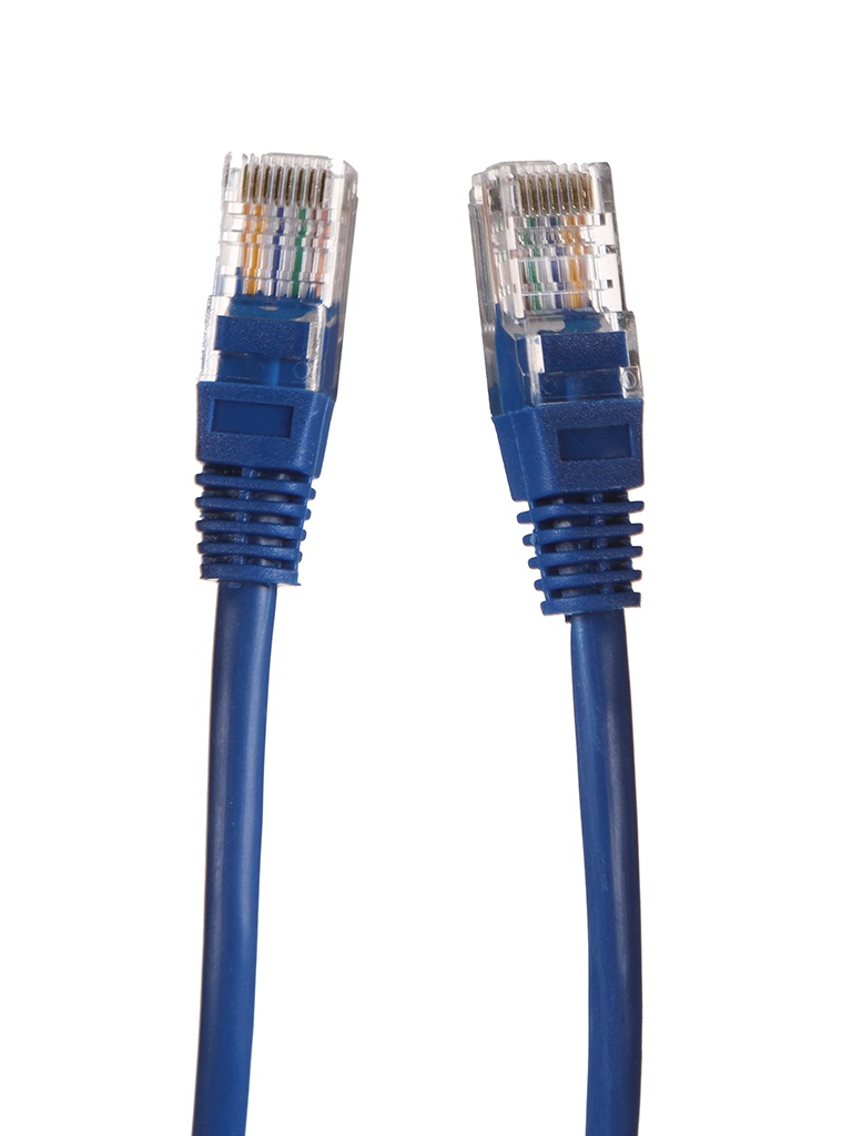 Сетевой кабель Gembird Cablexpert UTP cat.5e 7.5m Blue PP12-7.5M/B сетевой кабель gembird cablexpert utp cat 5e 0 25m orange pp12 0 25m o