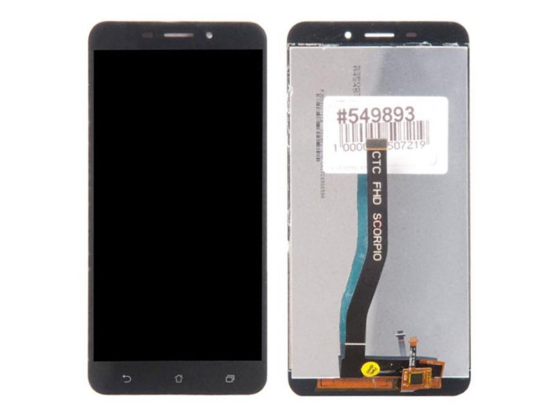 

Дисплей RocknParts для ASUS ZenFone 3 Laser ZC551KL в сборе с тачскрином Black 549893, 549893