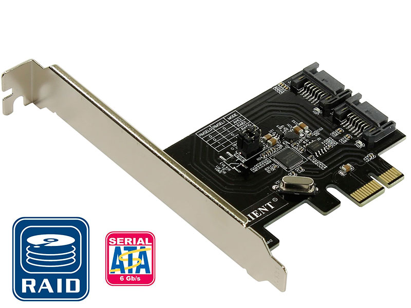 Контроллер Orient A1061RAID PCI-Ex v2.0 - 2 x SATA3.0 RAID 0/1/SPAN oem 30409
