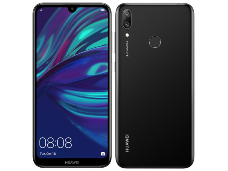 фото Сотовый телефон huawei y7 2019 4/64gb midnight black