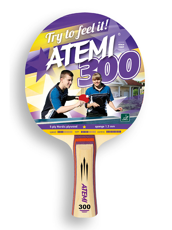фото Ракетка для настольного тенниса atemi 300cv
