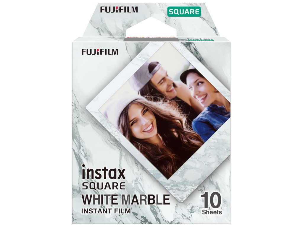 фото Fujifilm instax square ww1 10/pk white marble для instax square 16656473