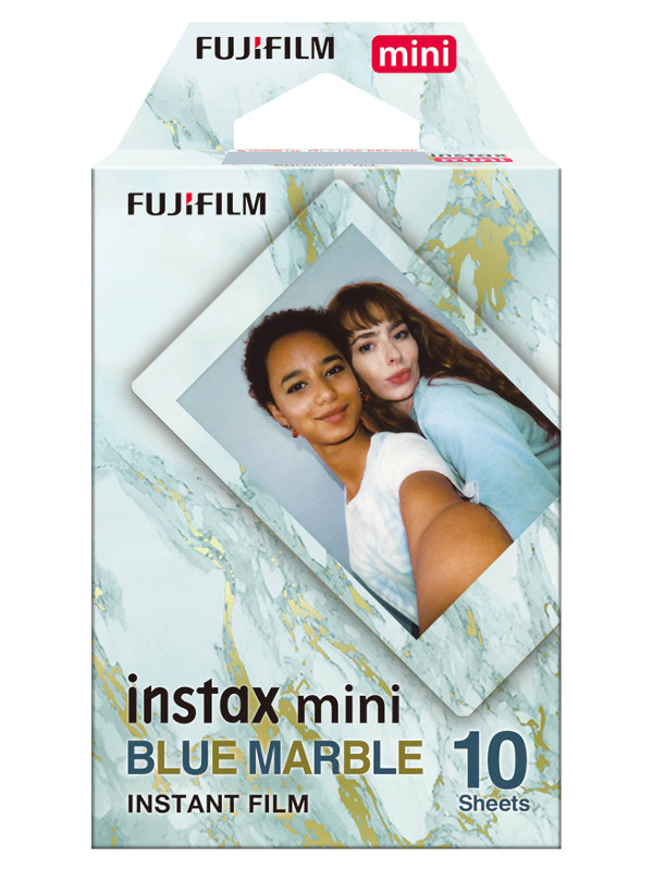 фото Fujifilm instax mini ww1 10/pk blue marble для instax mini 16656461