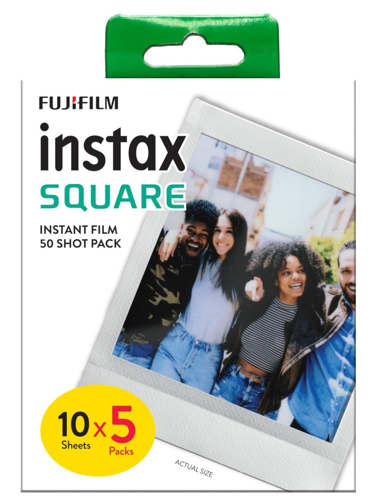 

Fujifilm Instax Square 50 Shot Film Pack 10/5PK для Instax Square 70100147085, 70100147085
