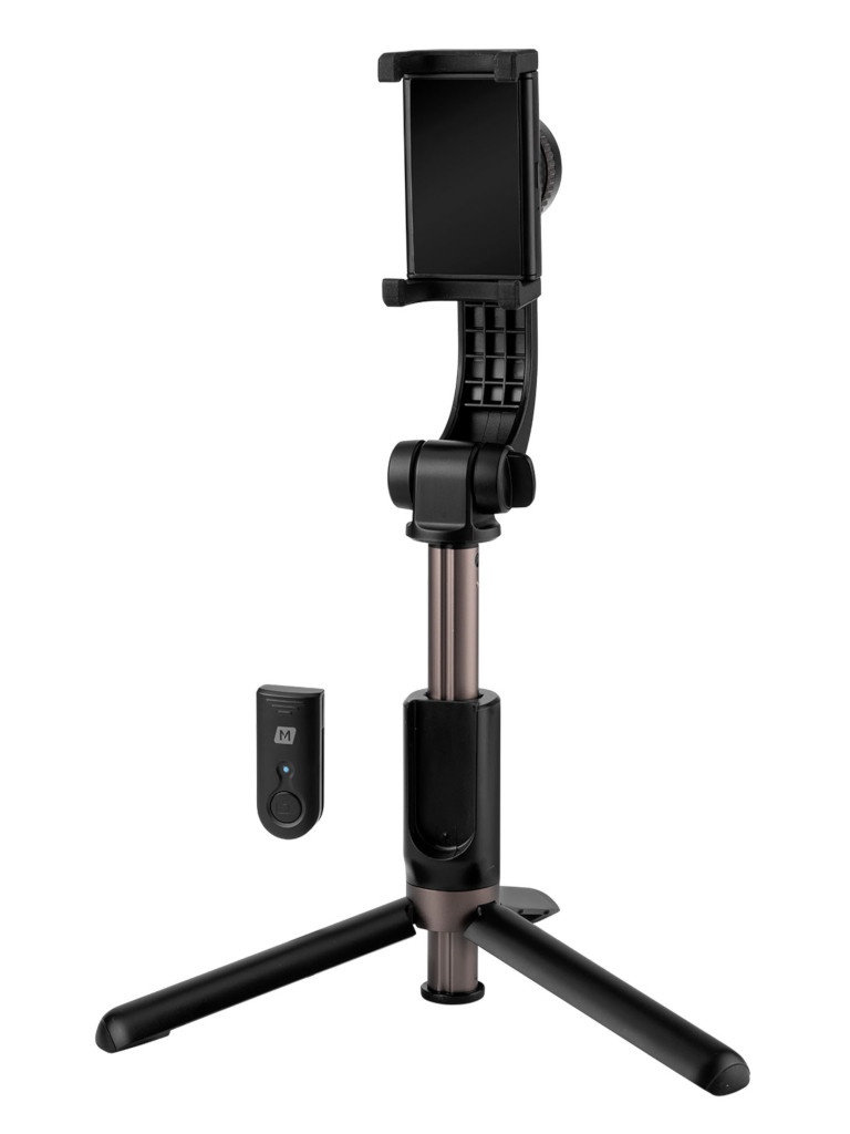 фото Монопод momax selfie stable smartphone gimbal with tripod km13d black