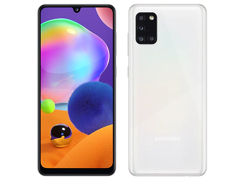 фото Сотовый телефон samsung sm-a315f galaxy a31 4/64gb white выгодный набор + серт. 200р!!!