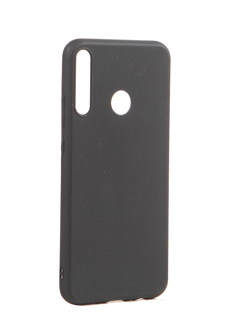 Чехол Brosco для Huawei P40 Lite E TPU Matte Black HW-P40LE-COLOURFUL-BLACK
