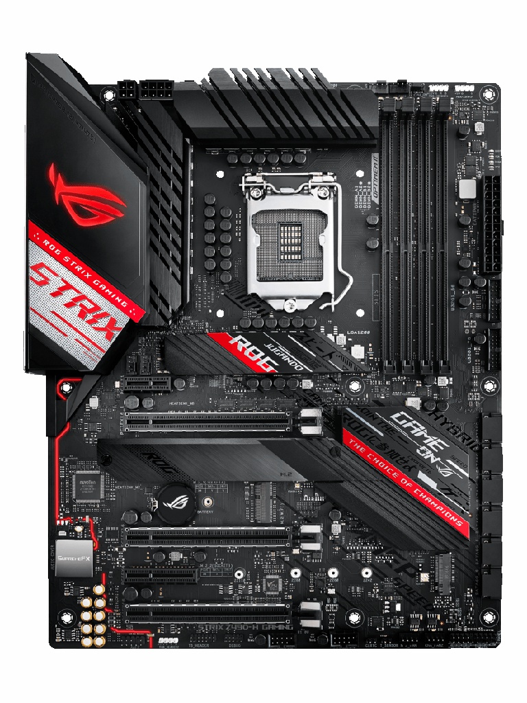 фото Материнская плата asus rog strix z490-h gaming