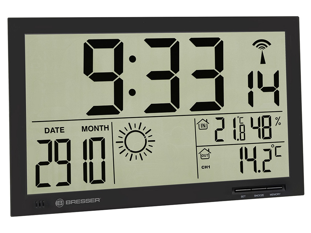 фото Погодная станция bresser mytime jumbo lcd black 74646