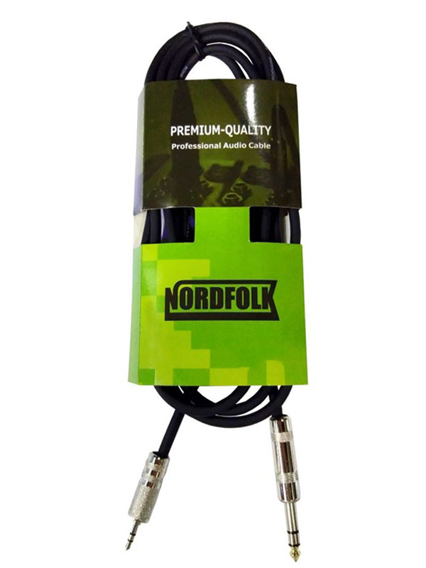 

Аксессуар NordFolk 3.5mm Mini Jack Stereo - 6.3mm Jack Stereo 3m NMC203/3M, NMC203/3M