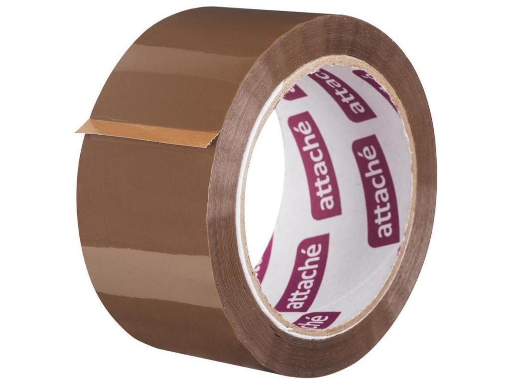 

Клейкая лента Attache 50mm x 66m Brown 48339, 48339