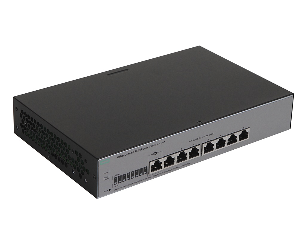 

Коммутатор HP OfficeConnect 1920S-8G JL380A, 1920S-8G