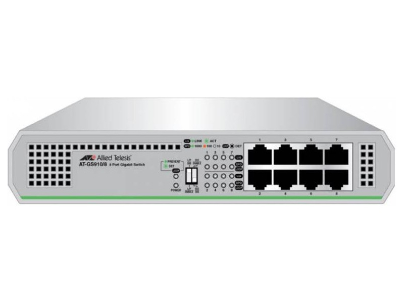 

Коммутатор Allied Telesis AT-GS910/8, AT-GS910/8