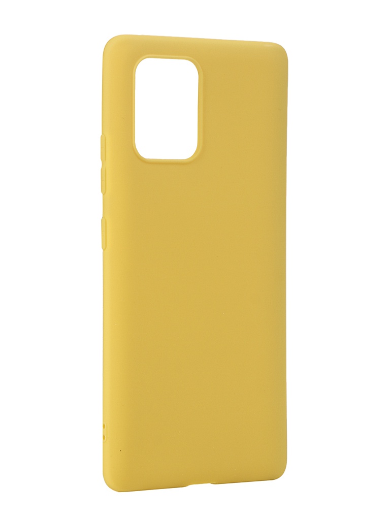 фото Чехол neypo для samsung galaxy s10 lite 2020 silicone soft matte yellow nst16659