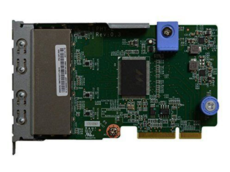 Сетевая карта Lenovo 1Gb 4-port RJ45 LOM 7ZT7A00545 мфу лазерное m7100dn 3 в 1 а4 33 стр мин 25000 стр мес дуплекс апд сетевая карта
