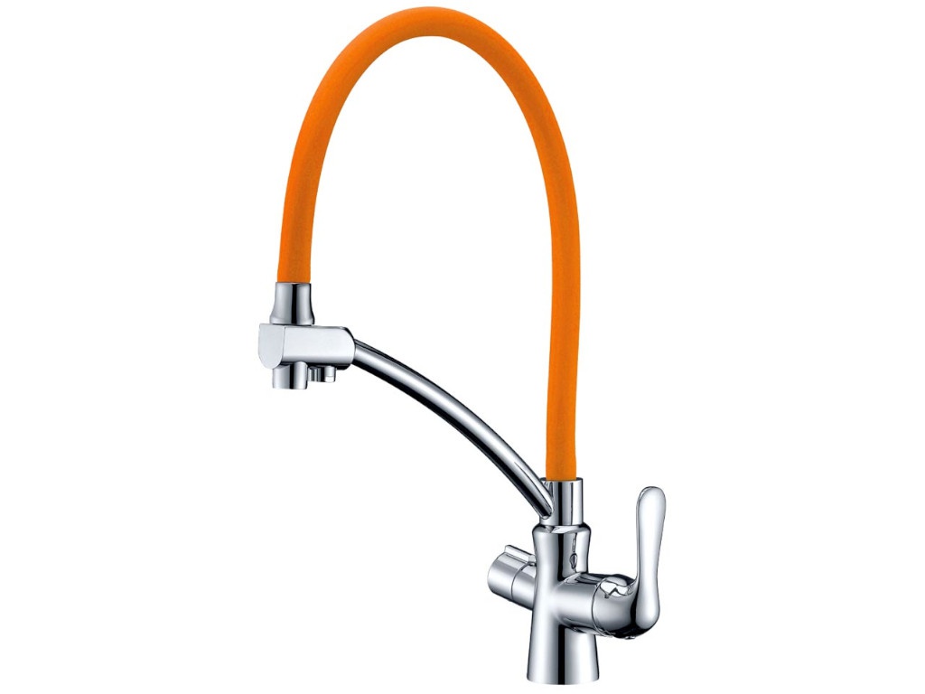 

Смеситель Lemark Comfort Chrome-Orange LM3070C-Orange, LM3070C-Orange