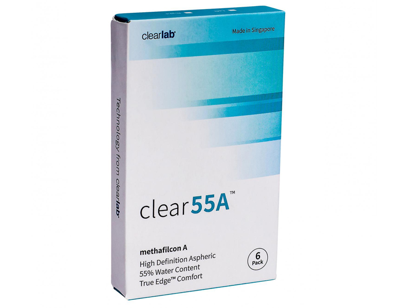 фото Контактные линзы clearlab clear 55a (6 линз / 8.7 / -5)