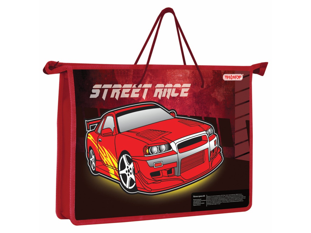 

Папка Пифагор Street Race А4 229112, 229112