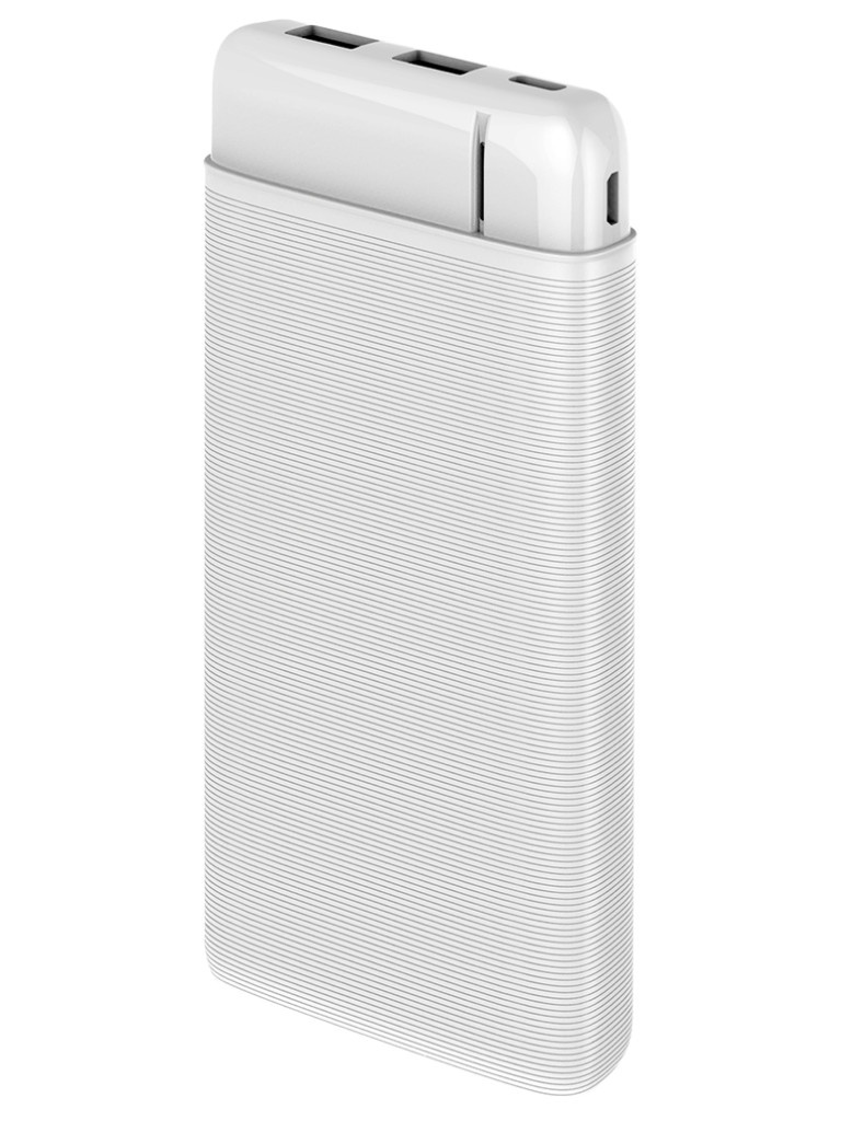 фото Внешний аккумулятор ginzzu power bank 10000mah white gb-3975w