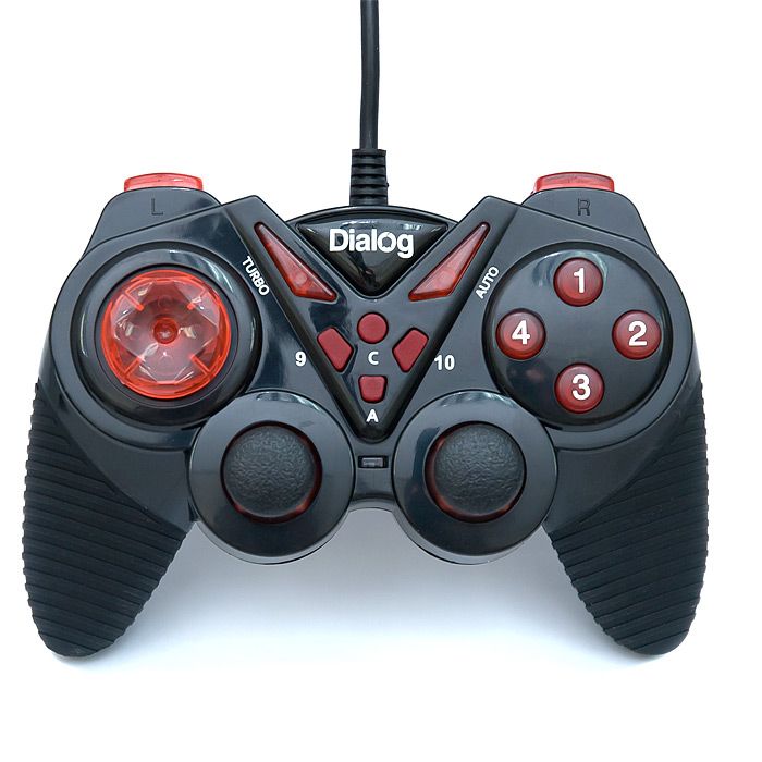 Геймпад Dialog Action GP-A13 Black-Red геймпад defender blast black blue 64285