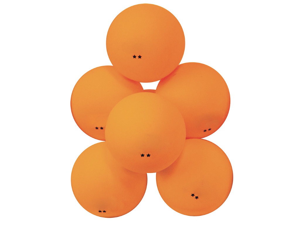 фото Мячи для настольного тенниса atemi 2 6шт orange atb201