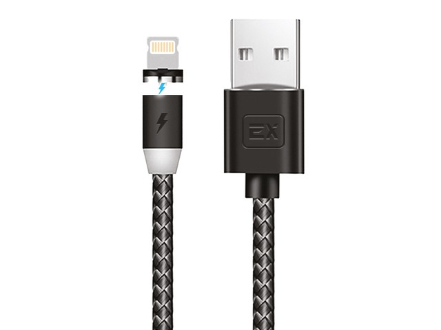 фото Аксессуар exployd classic magnetic usb - lightning 2m black ex-k-953