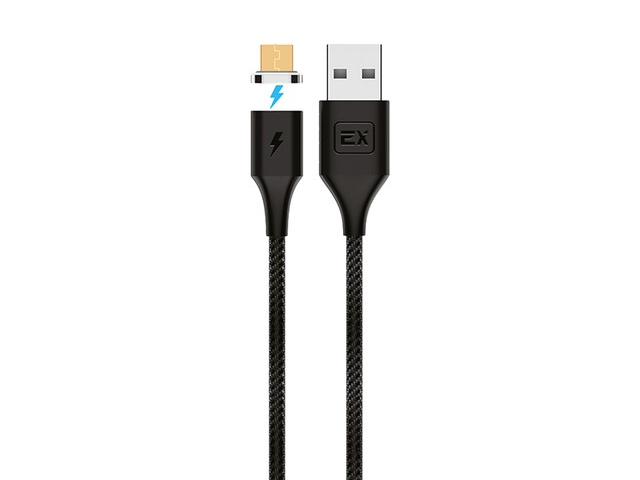 фото Аксессуар exployd sonder magnetic usb - microusb 2m black ex-k-957