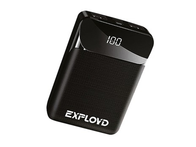 

Внешний аккумулятор Exployd Power Bank Classic Slim 10000mAh Black EX-PB-909, EX-PB-909