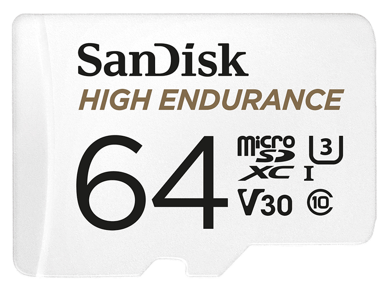 Карта памяти 64Gb - SanDisk High Endurance - MicroSD XC Video Class 30 SDSQQNR-064G-GN6IA netac p500 extreme pro 64gb nt02p500pro 064g r
