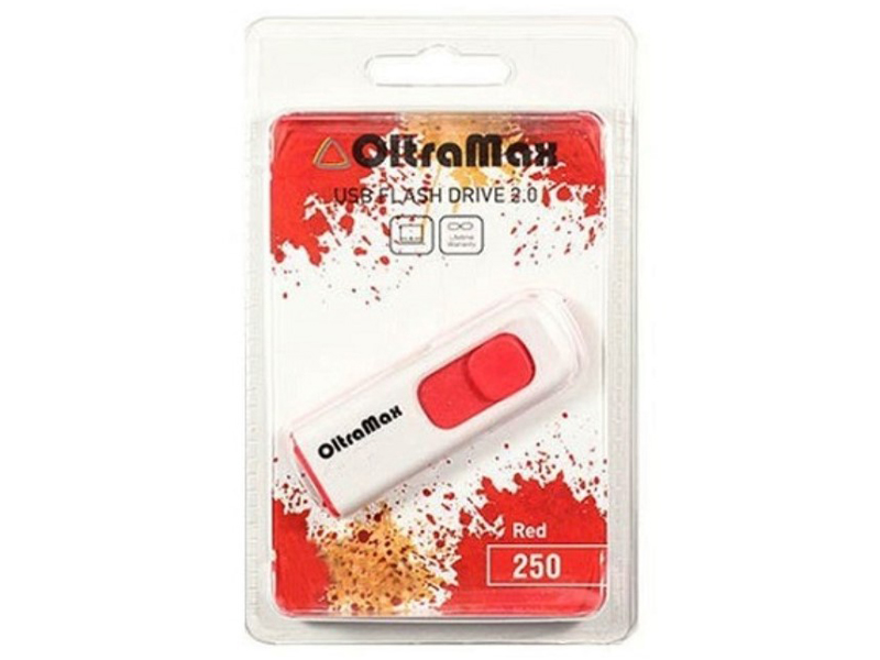 Zakazat.ru: USB Flash Drive 32Gb - OltraMax 250 OM-32GB-250-Red
