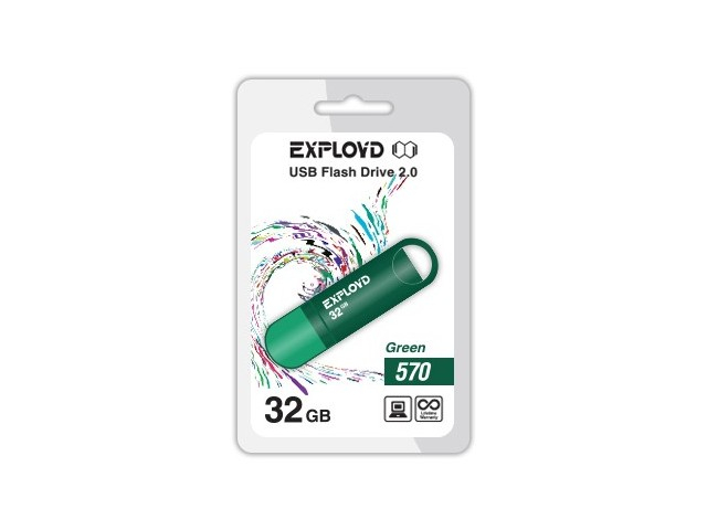 Zakazat.ru: USB Flash Drive EXPLOYD 570 32GB Green