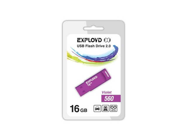 фото Usb flash drive 16gb - exployd 560 ex-16gb-560-violet