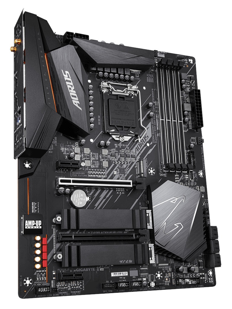 фото Материнская плата gigabyte z490 aorus elite ac