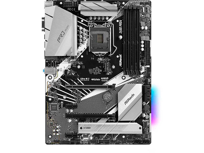 фото Материнская плата asrock z490 pro4