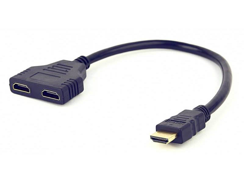 Аксессуар ATcom HDMI M - 2xHDMI F AT0901 переходник atcom mini displaypor m – hdmi f 0 1 м белый at1043