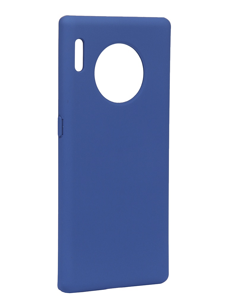 Чехол Innovation для Huawei Mate 30 Silicone Cover Blue 16607 силиконовый чехол с микрофиброй для huawei mate 30 pro df hworiginal 06 blue