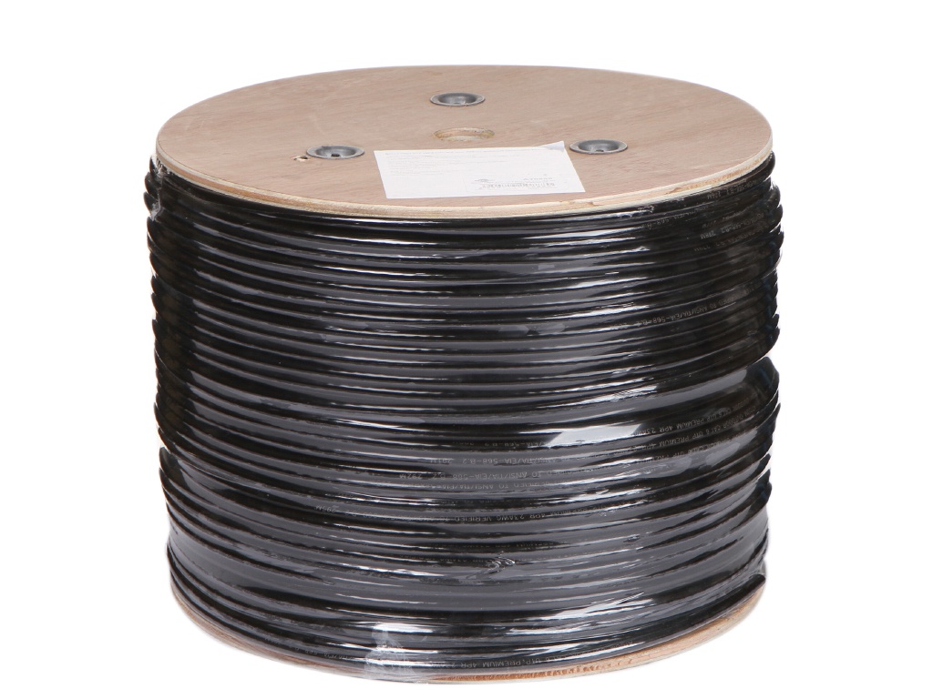 фото Сетевой кабель atcom utp cat 6 cu pvc+pve 0.5mm 305m at0888