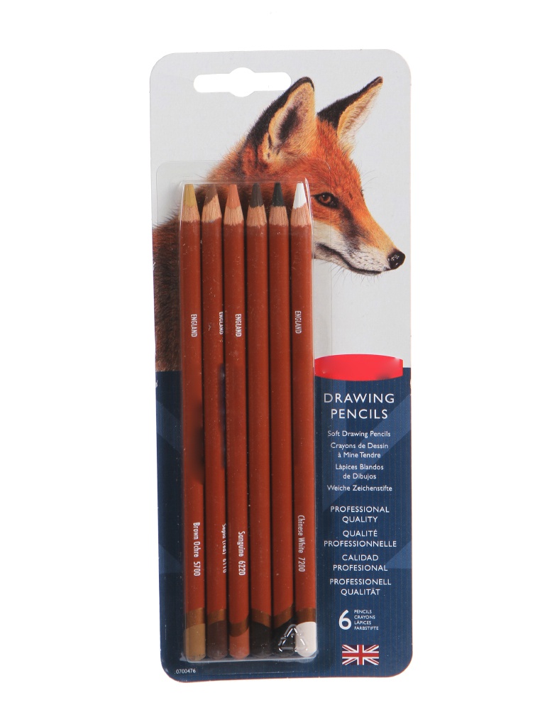 

Карандаши цветные Derwent Drawing 6 цветов 700476, 700476