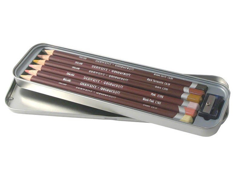 

Карандаши цветные Derwent Coloursoft 6 цветов 2300217, 2300217