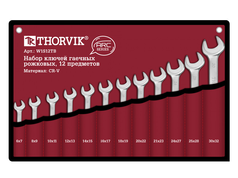 фото Набор ключей thorvik w1s12tb