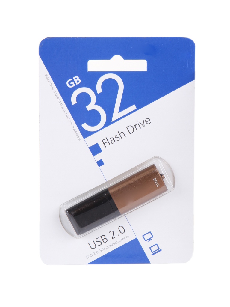 

USB Flash Drive 32Gb - SmartBuy X-Cut Brown SB32GBXC-BR, X-Cut
