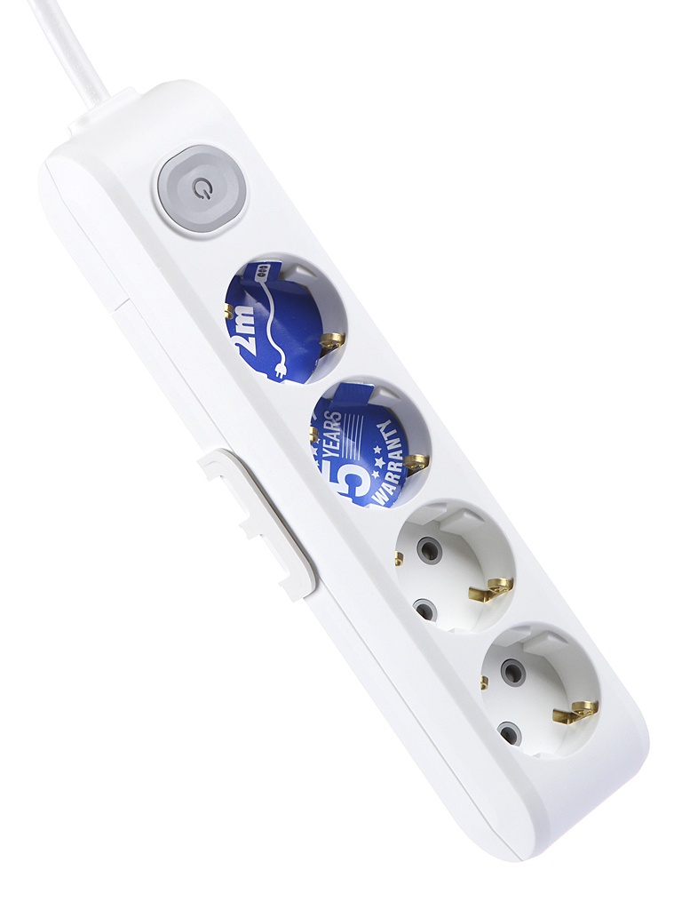 

Удлинитель Panasonic X-Tendia 4 Sockets 2m WLTA0442-2WH, WLTA0442-2WH