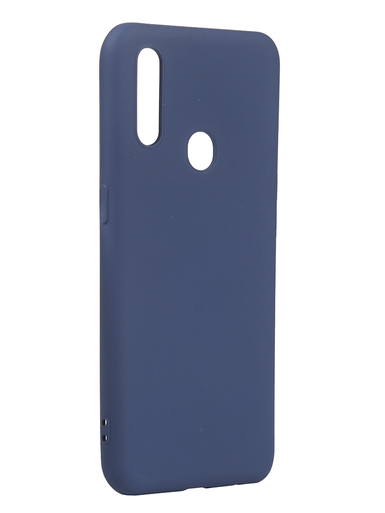 фото Чехол с микрофиброй df для oppo a31 silicone blue ooriginal-02 df-group