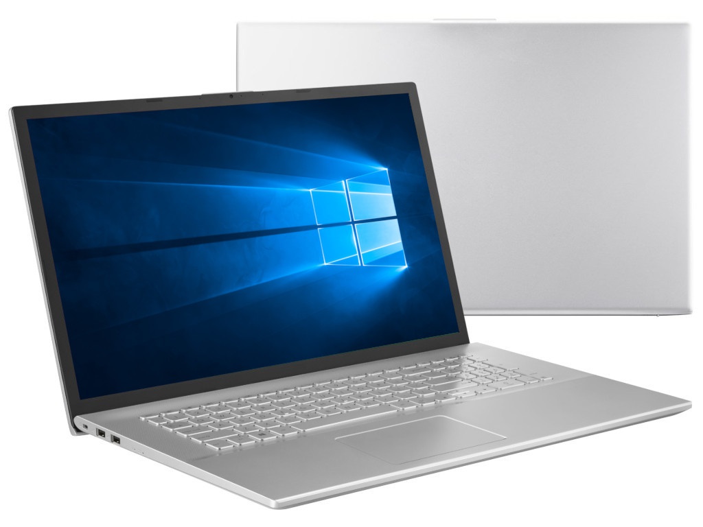 фото Ноутбук asus vivobook x712fb-au425t silver 90nb0l41-m04880 (intel core i7-10510u 1.8 ghz/16384mb/1000gb + 256gb ssd/nvidia geforce mx110 2048mb/wi-fi/bluetooth/cam/17.3/1920x1080/windows 10 home 64-bit)