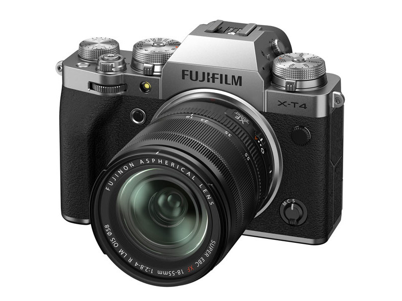 фото Фотоаппарат fujifilm x-t4 kit 18-55mm silver