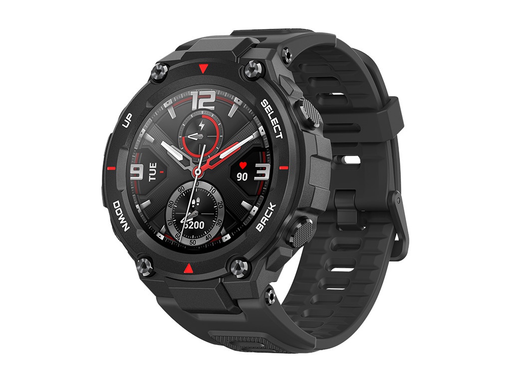 фото Умные часы amazfit t-rex black xiaomi