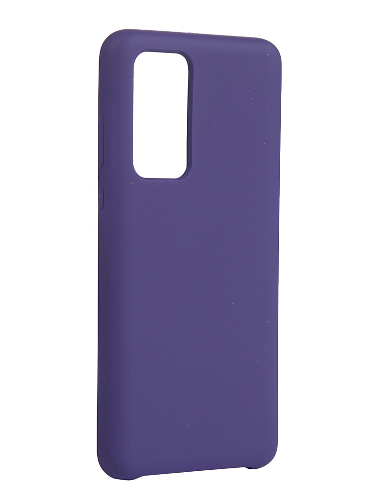 фото Чехол innovation для huawei p40 silicone cover purple 17093